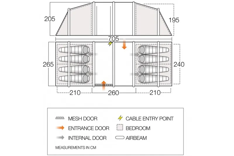 Vango Longleat II Air 800XL in Herbal Green-1